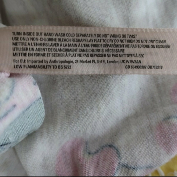 Anthro Floreat Sz Med High-Low Tunic Top D73 - Picture 4 of 10